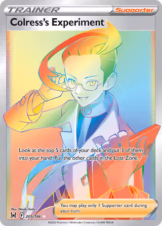 Colress's Experiment 205/196 Pokemon card