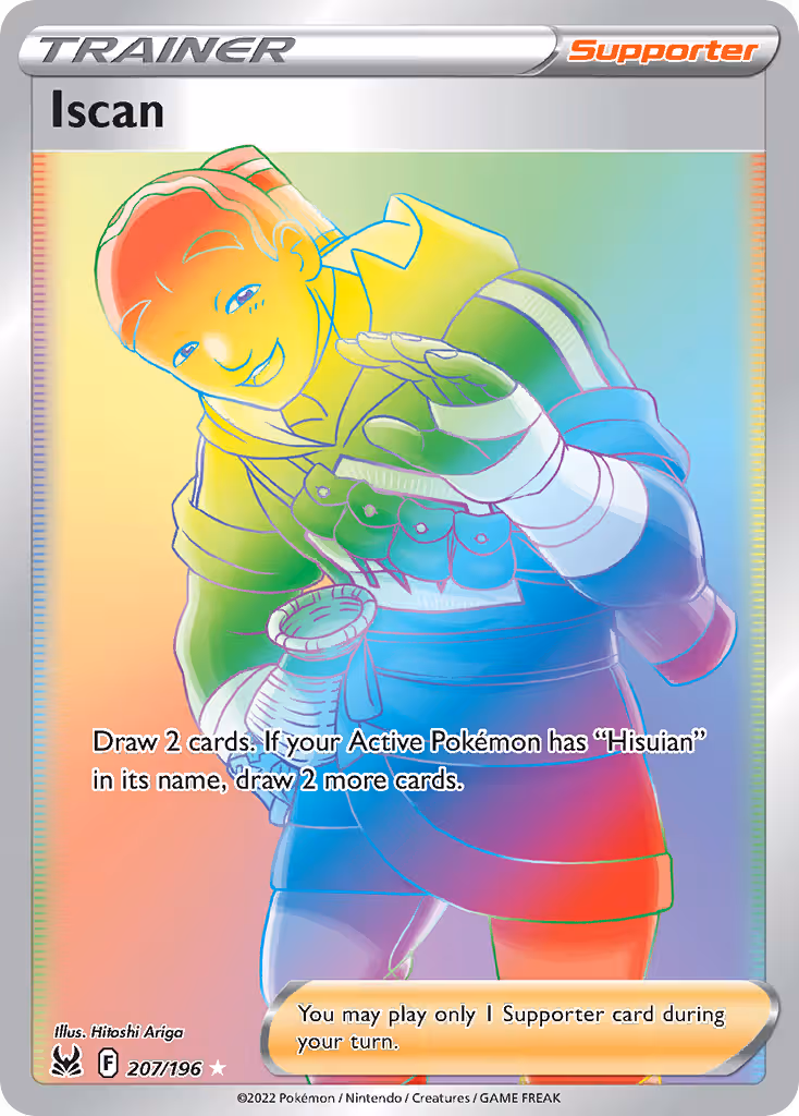 Iscan 207/196 Pokemon card