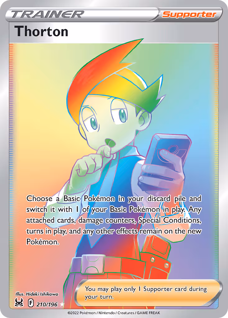 Thorton 210/196 Pokemon card