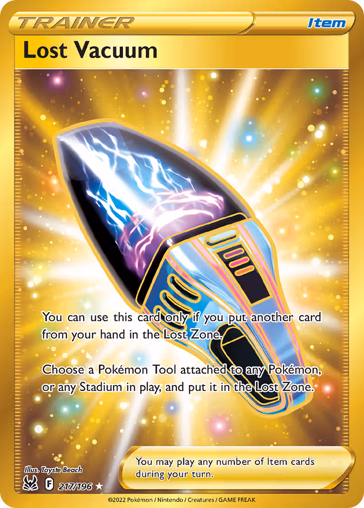 Lost Vacuum 217/196 Pokemon card