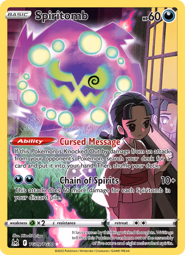 Spiritomb TG09 Pokemon card