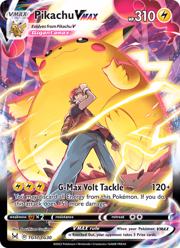 Pikachu VMAX TG17 Pokemon card