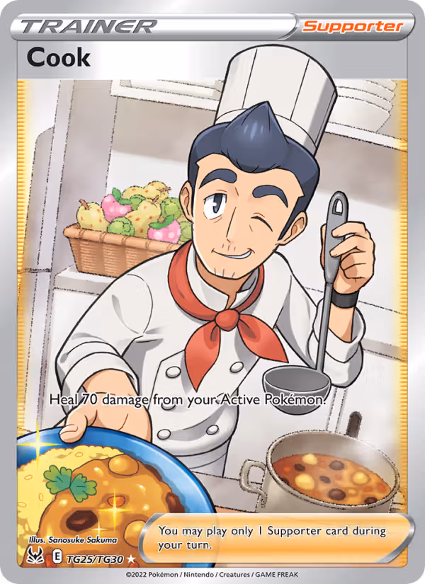 Cook TG25 Pokemon card
