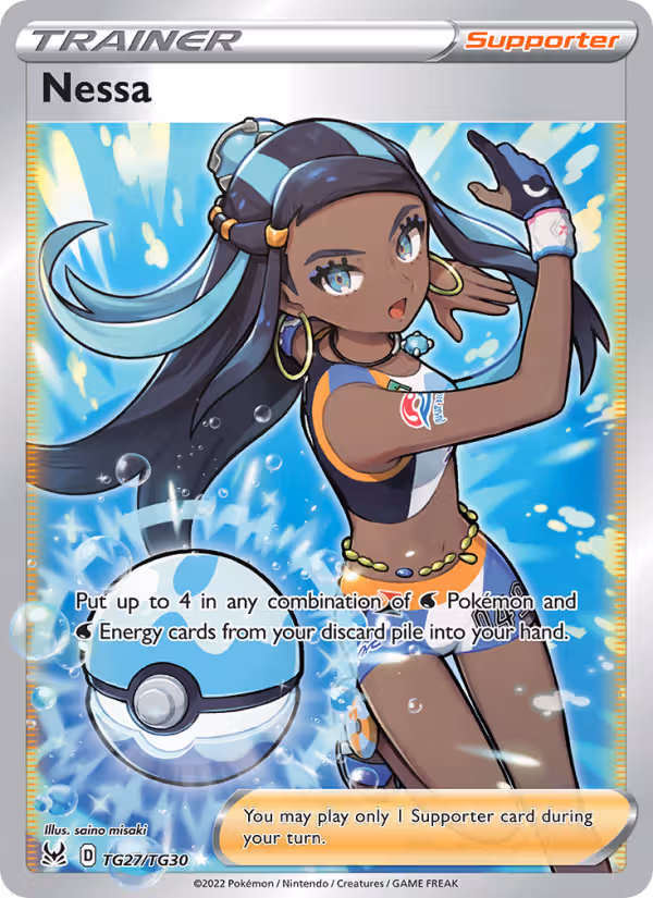 Nessa TG27 Pokemon card