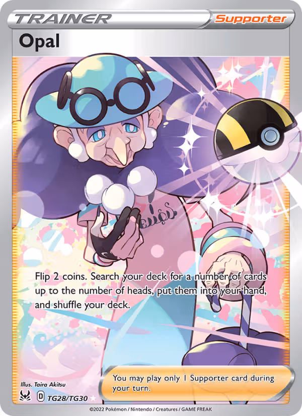 Opal TG28 Pokemon card