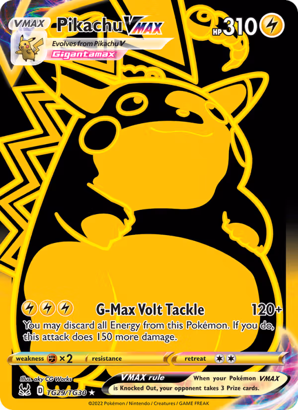 Pikachu VMAX TG29 Pokemon card