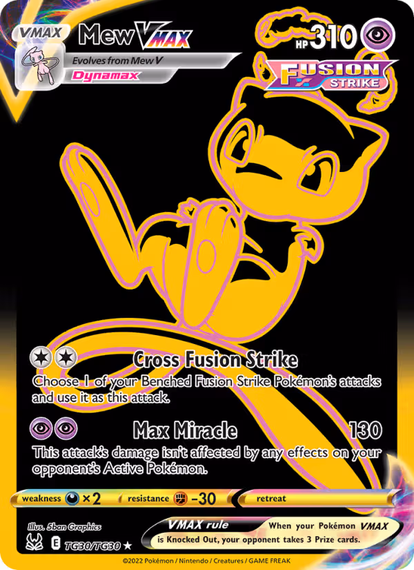 Mew VMAX TG30 Pokemon card