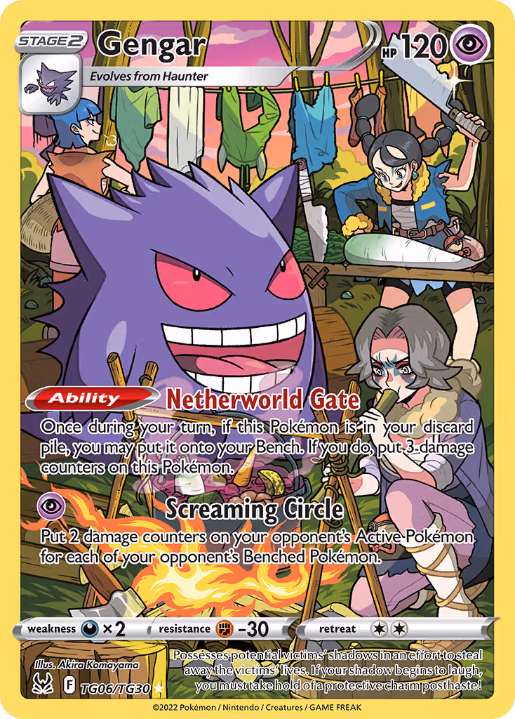 Gengar TG06 Pokemon card
