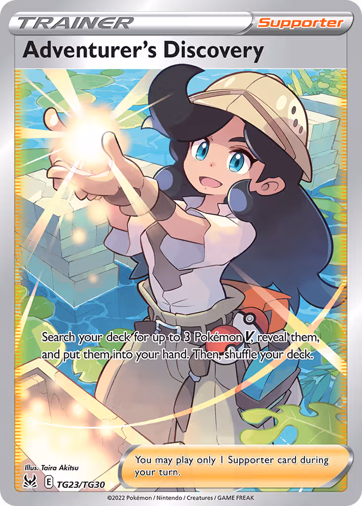 Adventurer's Discovery TG23 Pokemon card