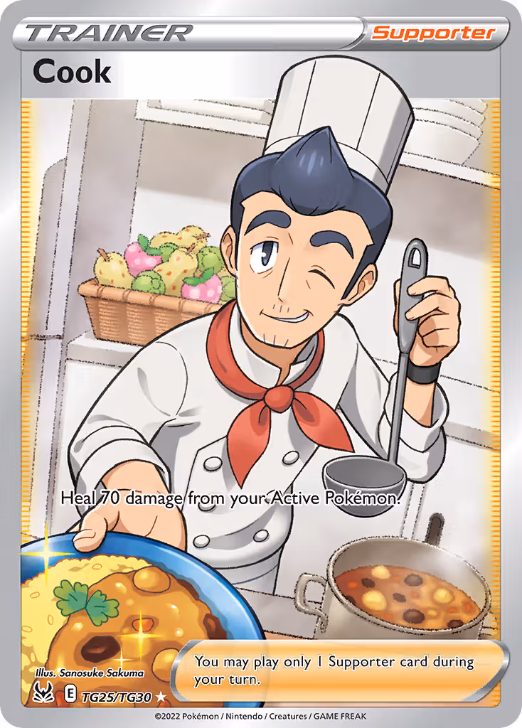 Cook TG25 Pokemon card