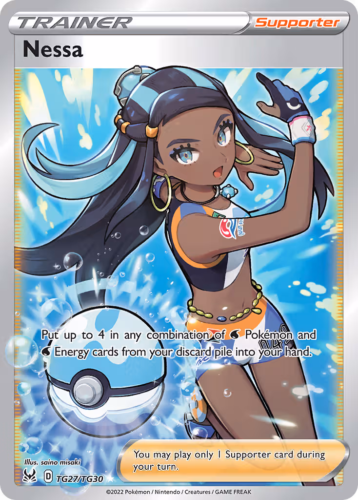 Nessa TG27 Pokemon card