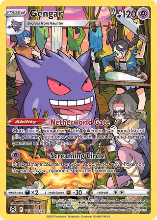 Gengar TG06 Pokemon card