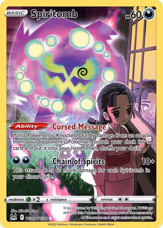 Spiritomb TG09 Pokemon card