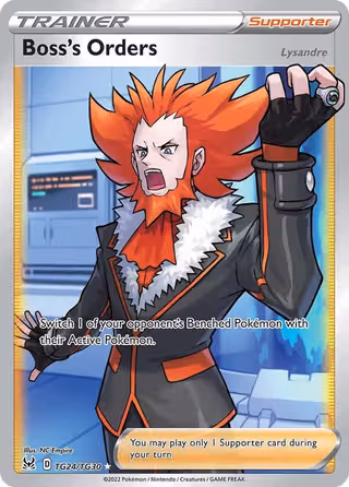 Boss's Orders TG24 Pokemon card