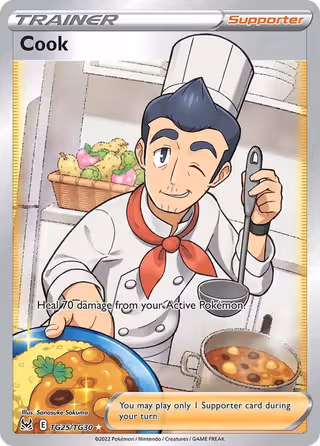 Cook TG25 Pokemon card