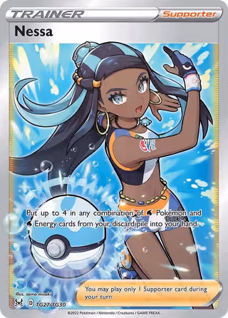 Nessa TG27 Pokemon card
