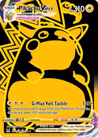 Pikachu VMAX TG29 Pokemon card