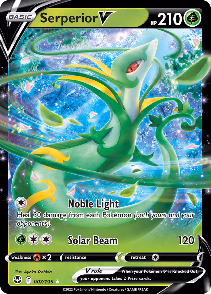 Serperior V 7/195 Pokemon card