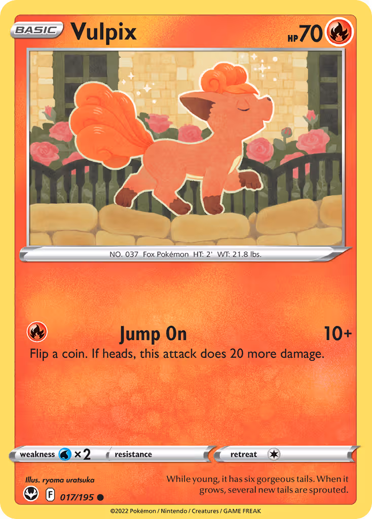 Vulpix 17/195 Pokemon card