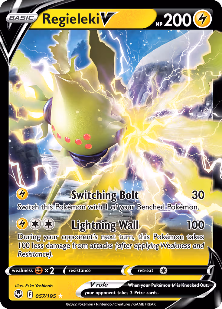 Regieleki V 57/195 Pokemon card
