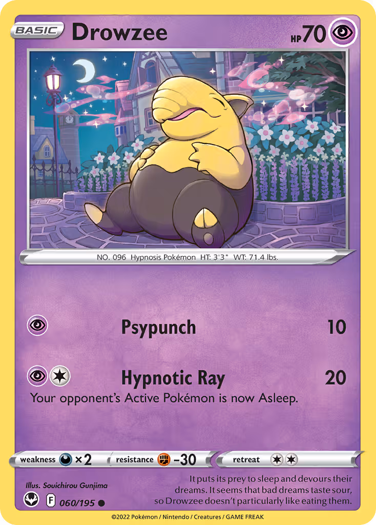 Drowzee 60/195 Pokemon card