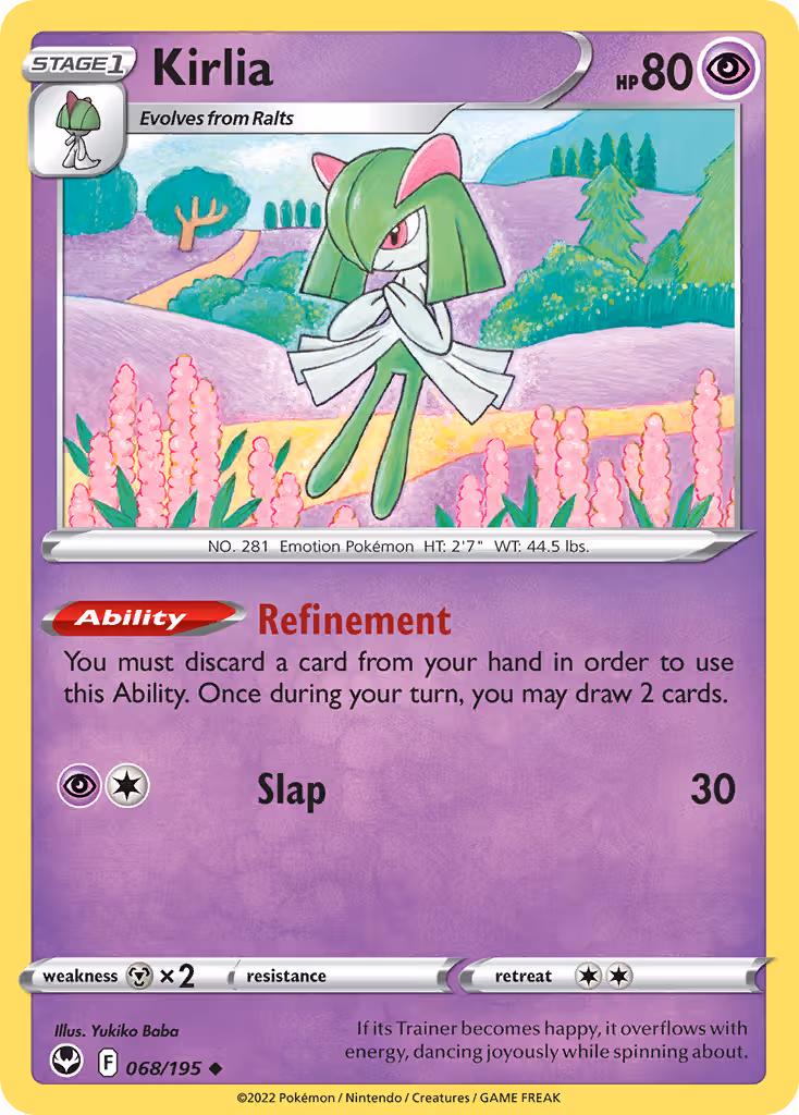 Kirlia 68/195 Pokemon card