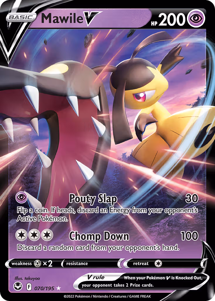 Mawile V 70/195 Pokemon card