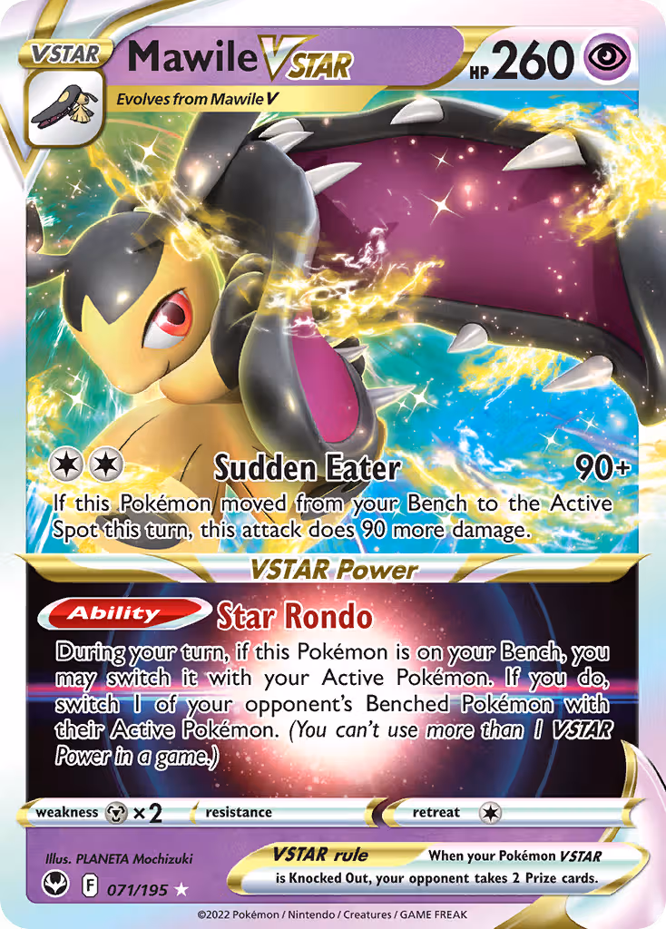 Mawile VSTAR 71/195 Pokemon card