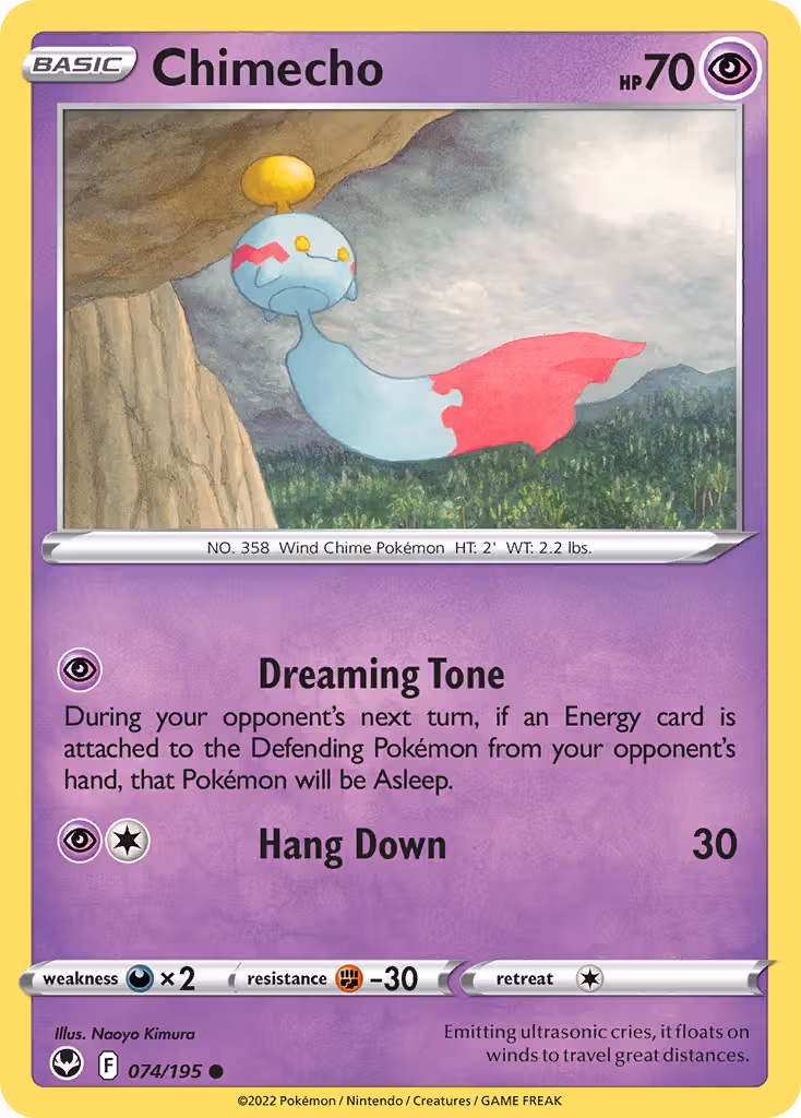 Chimecho 74/195 Pokemon card