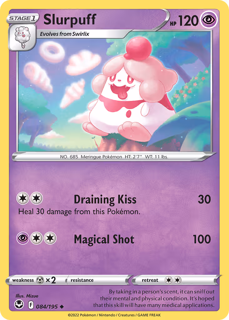 Slurpuff 84/195 Pokemon card