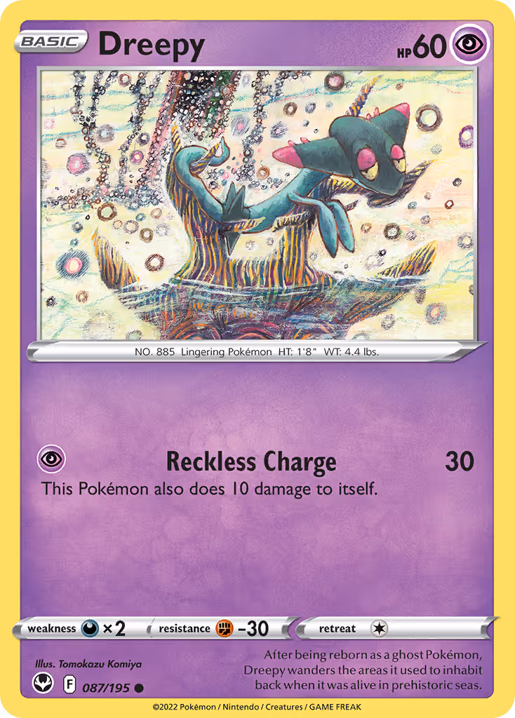 Dreepy 87/195 Pokemon card