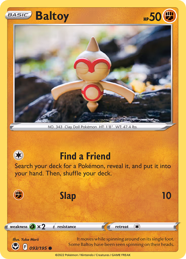 Baltoy 93/195 Pokemon card