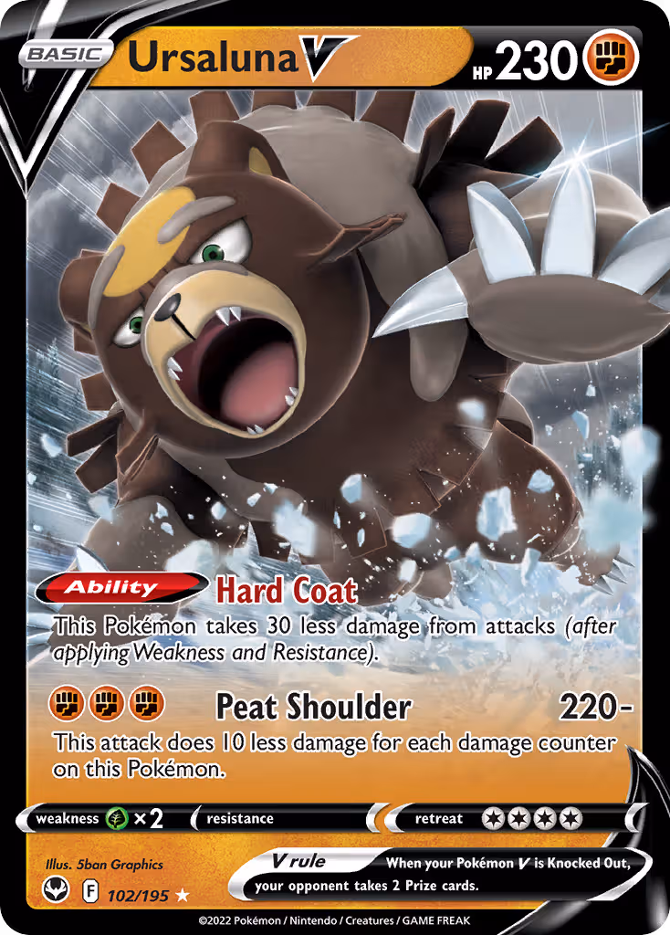 Ursaluna V 102/195 Pokemon card