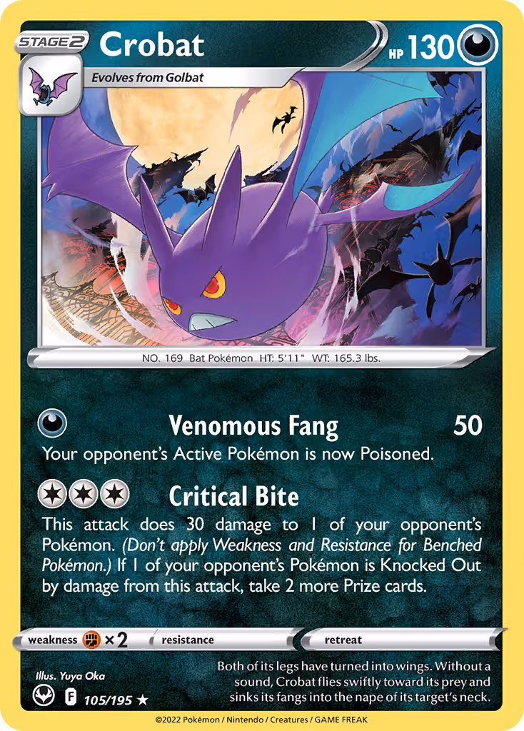 Crobat 105/195 Pokemon card