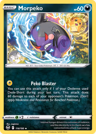 Morpeko 116/195 Pokemon card