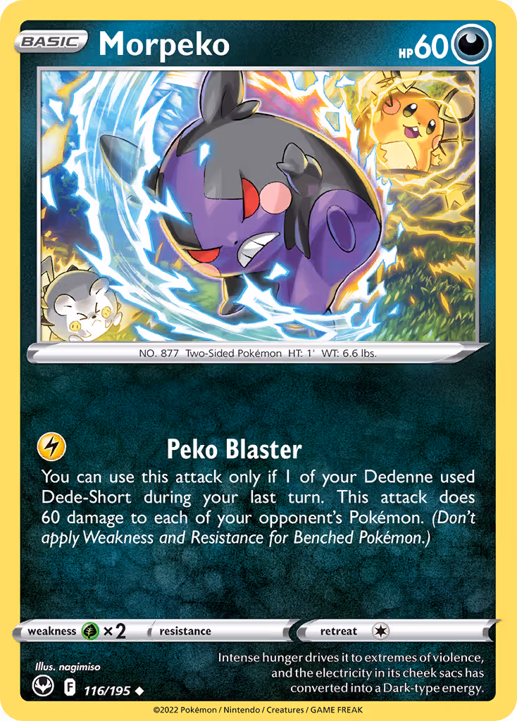 Morpeko 116/195 Pokemon card