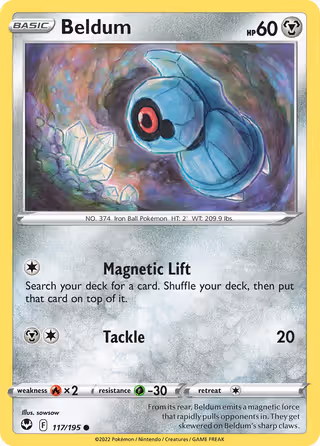 Beldum 117/195 Pokemon card