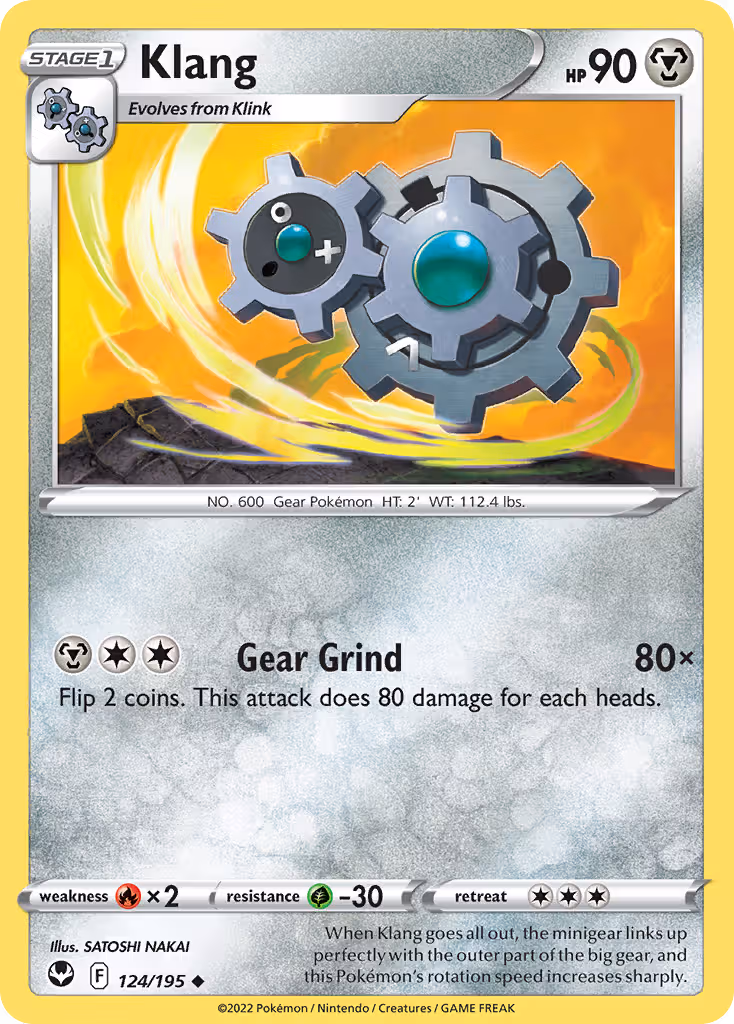 Klang 124/195 Pokemon card