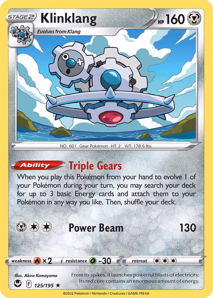 Klinklang 125/195 Pokemon card
