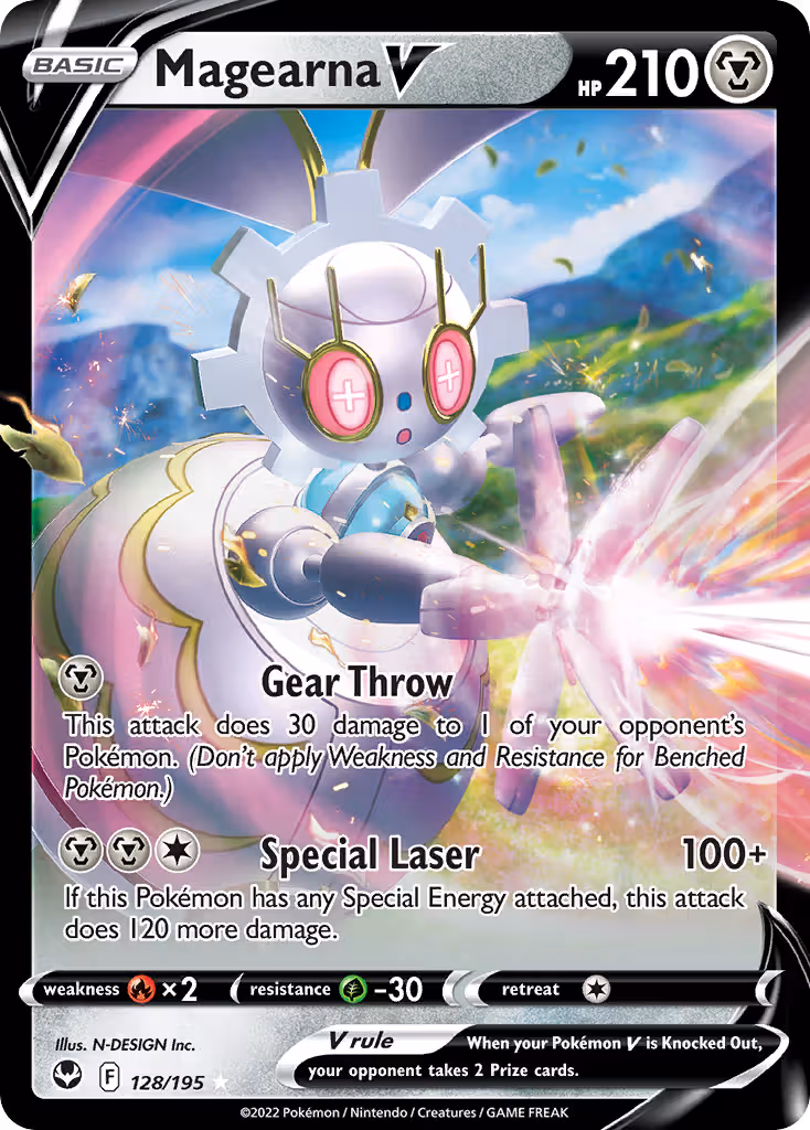 Magearna V 128/195 Pokemon card