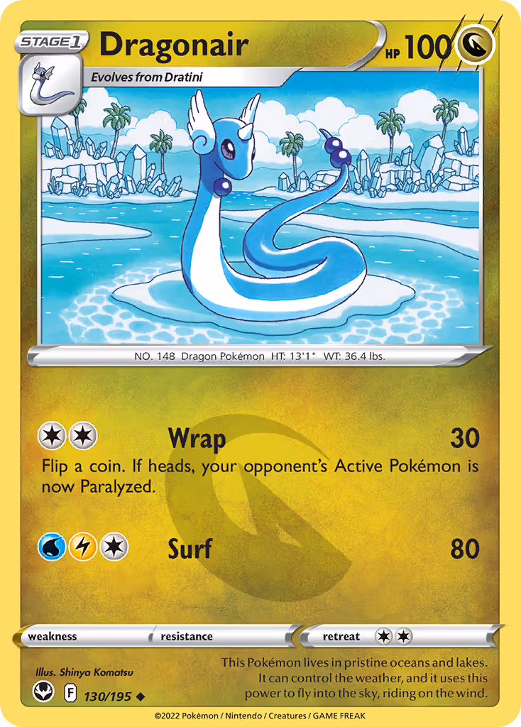Dragonair 130/195 Pokemon card