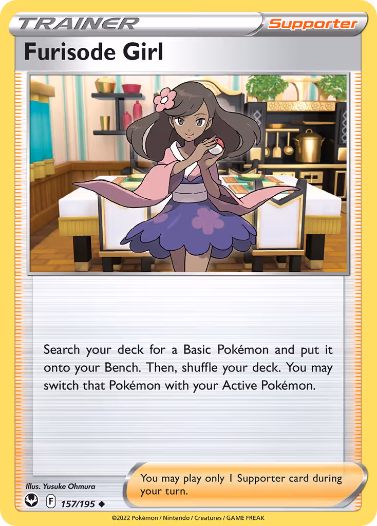 Furisode Girl 157/195 Pokemon card