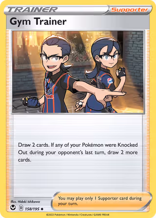 Gym Trainer 158/195 Pokemon card