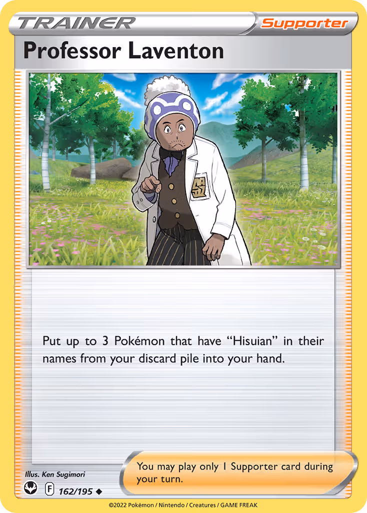 Professor Laventon 162/195 Pokemon card