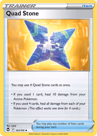 Quad Stone 163/195 Pokemon card