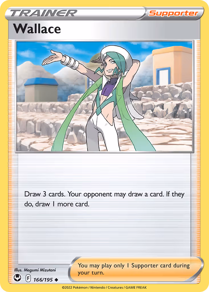 Wallace 166/195 Pokemon card