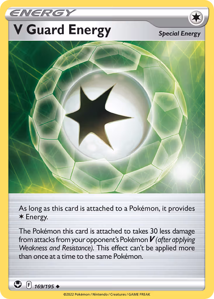 V Guard Energy 169/195 Pokemon card