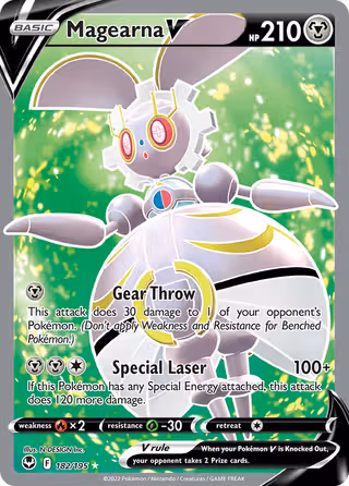 Magearna V 182/195 Pokemon card