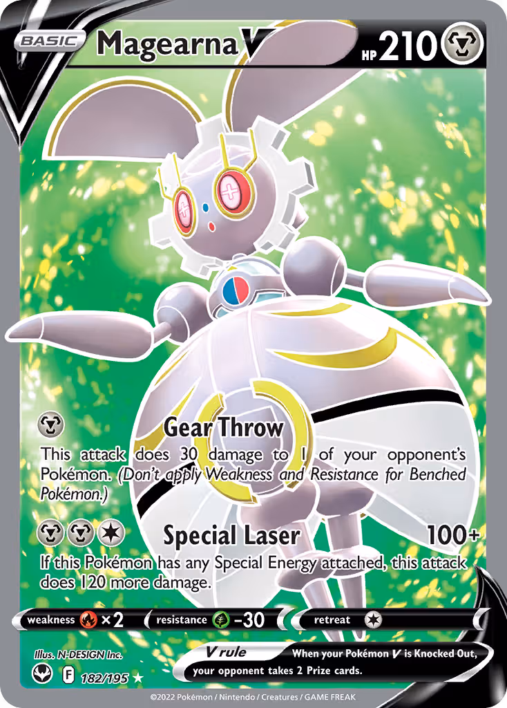 Magearna V 182/195 Pokemon card