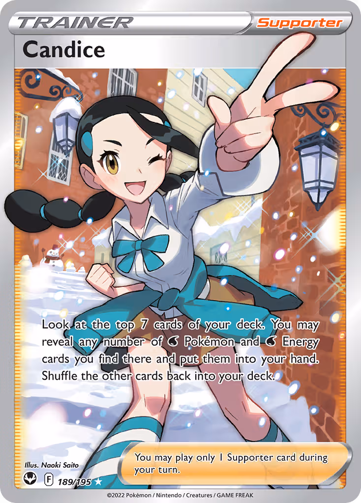 Candice 189/195 Pokemon card